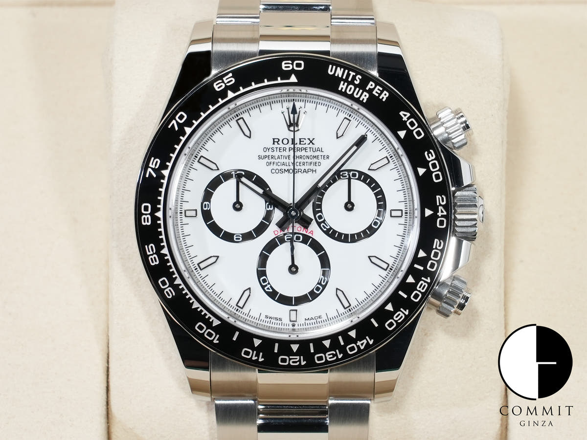 ロレックス デイトナ Ref.126500LN ステンレススチール ホワイト文字盤 未使用 4bwtkoa8