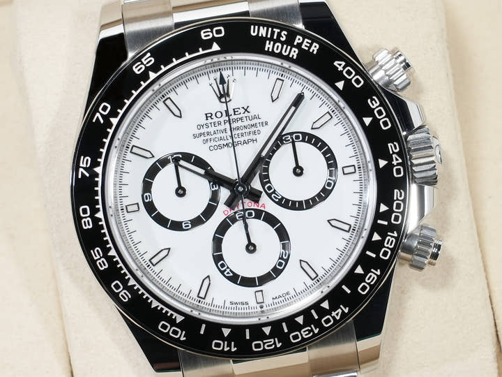 ロレックス デイトナ Ref.126500LN ステンレススチール ホワイト文字盤 未使用 4bwtkoa8