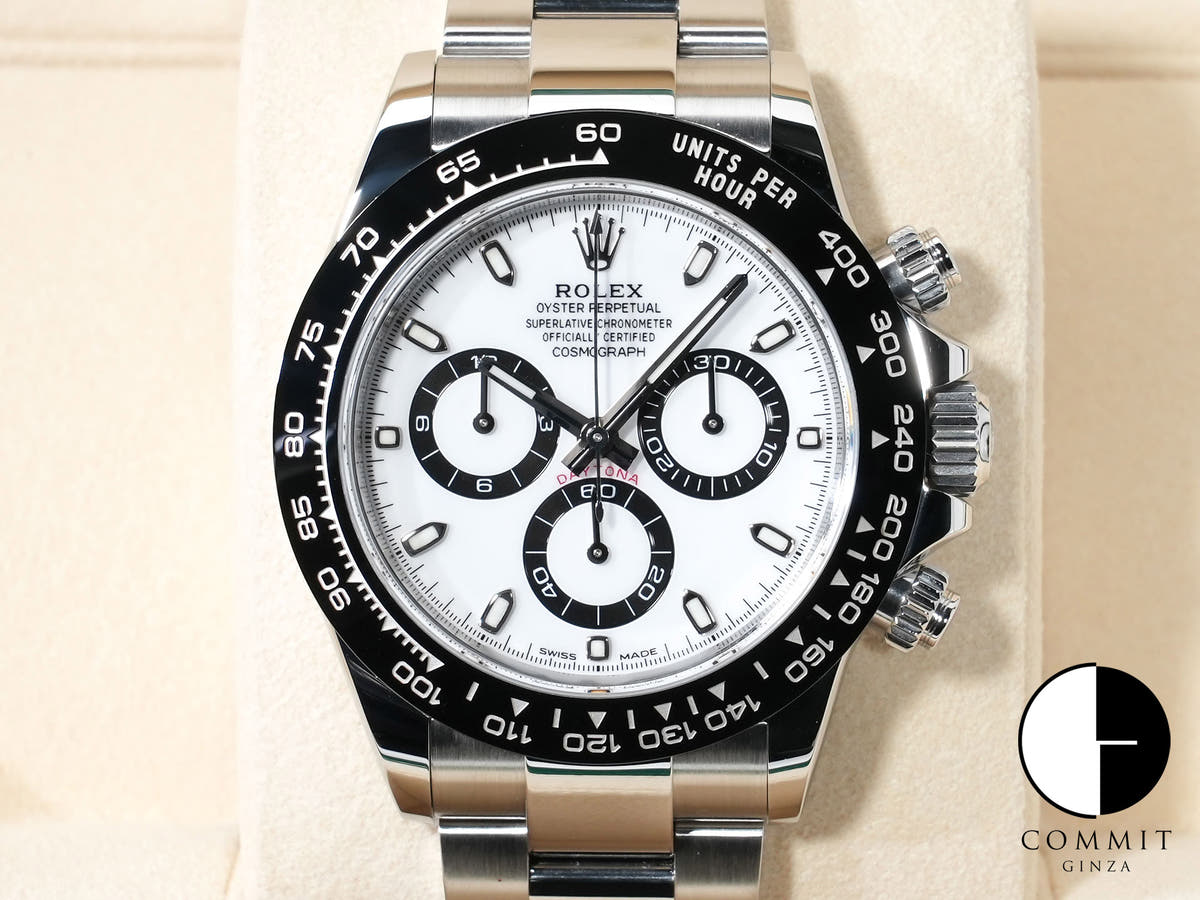 ロレックス デイトナ Ref.116500LN ステンレススチール ホワイト文字盤 美品 8cwwqb7o