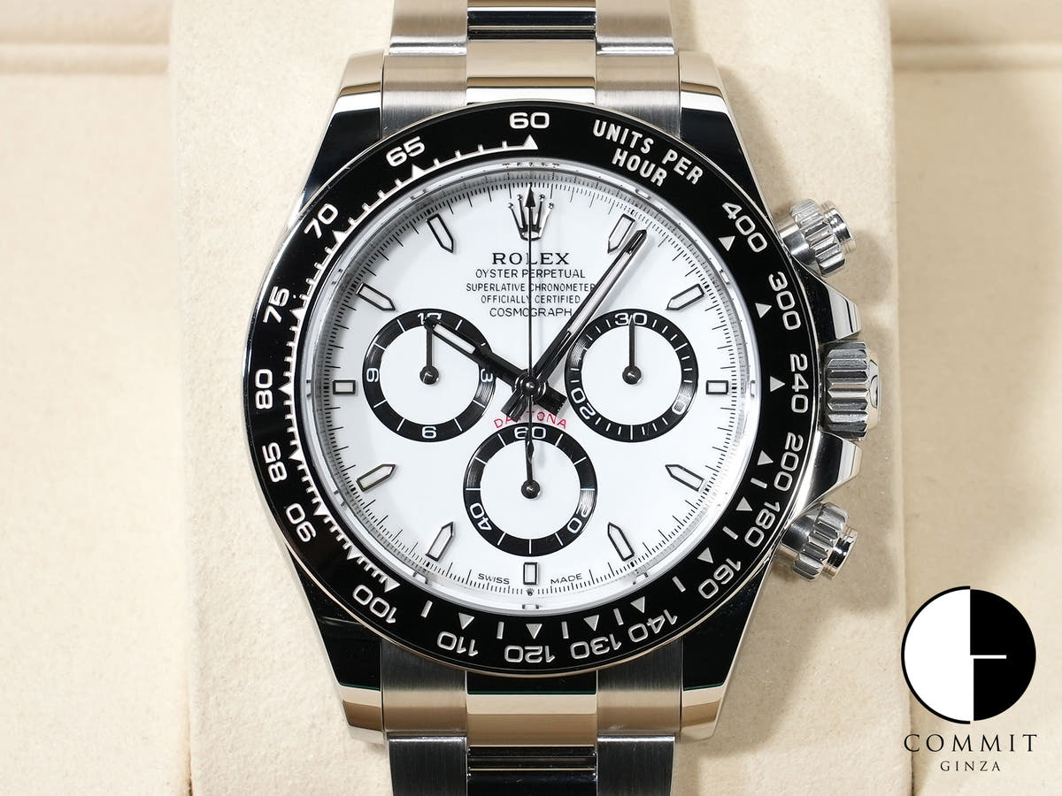 ロレックス デイトナ Ref.126500LN ステンレススチール ホワイト文字盤 美品 ec2kjctf