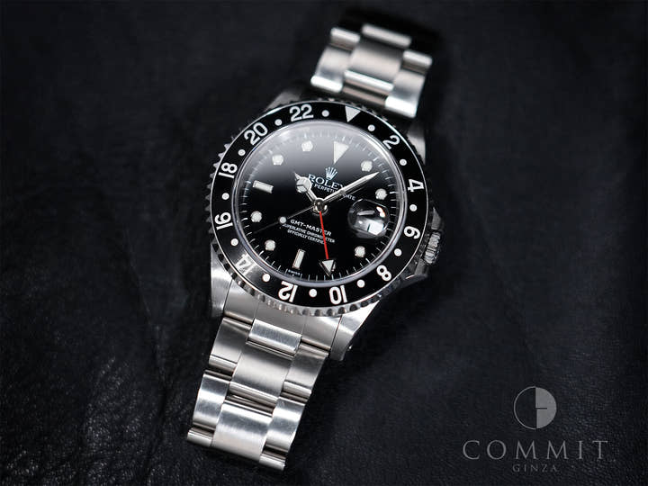 ロレックス GMTマスター Ref.16700 ステンレススチール ブラック文字盤 オイスターブレスレット 中古 2mhu3awf