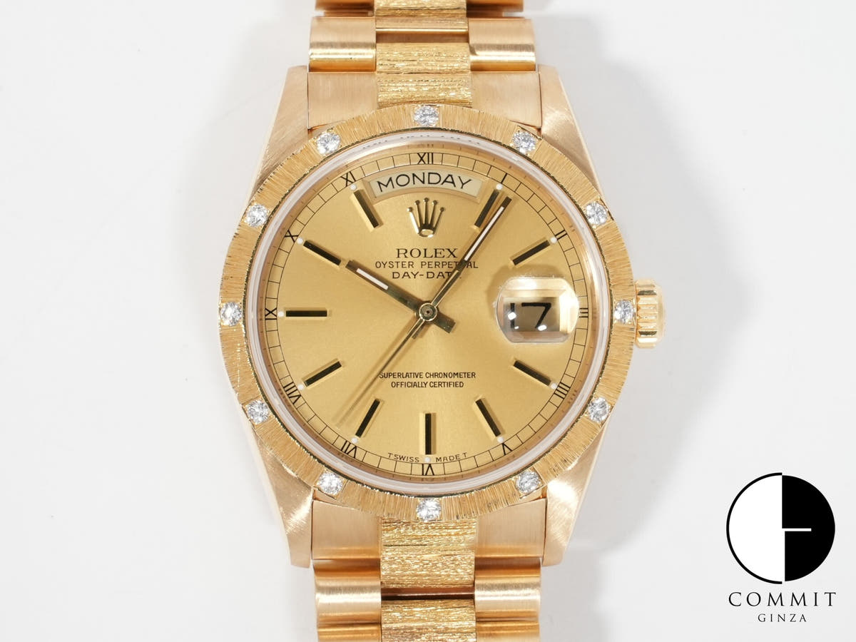 Rolex Day-Date Ref.18108 Yellow Gold Champagne Gold Dial Pre-owned br8v2oba