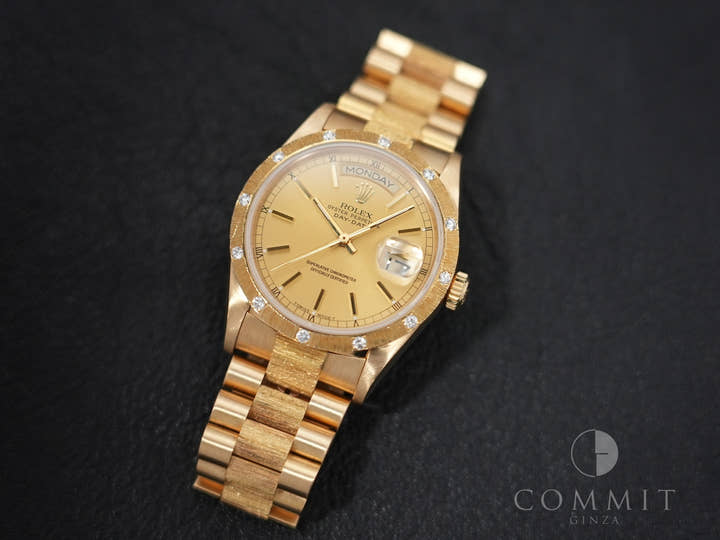 Rolex Day-Date Ref.18108 Yellow Gold Champagne Gold Dial Pre-owned br8v2oba