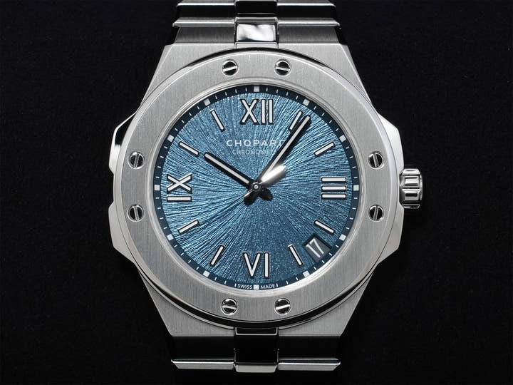 Chopard Alpine Eagle 41 Ref. 298600-3001 Stainless Steel Blue Dial Excellent Condition 2qcouujq