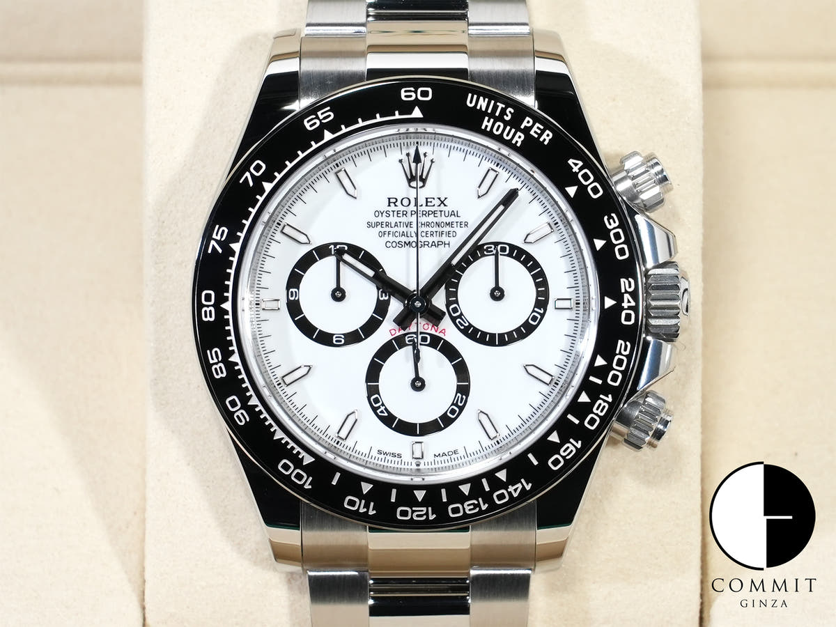 ロレックス デイトナ Ref.126500LN ステンレススチール ホワイト文字盤 未使用 h2f9vvx9