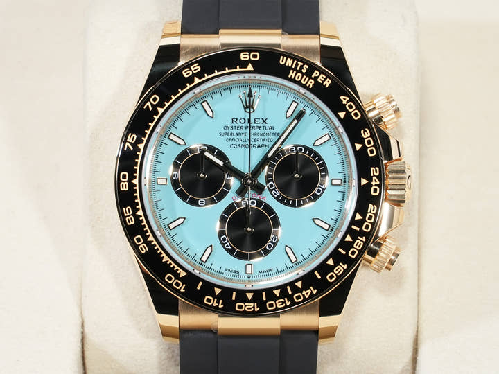 ロレックス デイトナ Ref.126518LN イエローゴールド ターコイズブルー文字盤 未使用 f3x6um4w