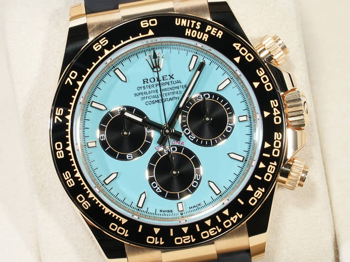 ロレックス デイトナ Ref.126518LN イエローゴールド ターコイズブルー文字盤 未使用 f3x6um4w