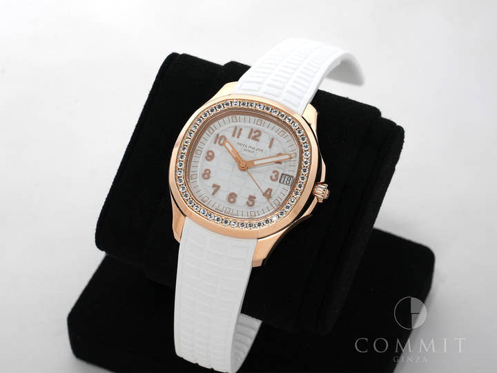 Patek Philippe Aquanaut Ref. 5268/200R-001 Rose Gold White Dial Excellent Condition ib4pfqmv
