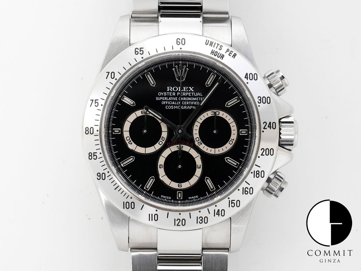 ロレックス デイトナ エルプリメロ Ref.16520 ステンレススチール ブラック文字盤 中古 dga4c9jz