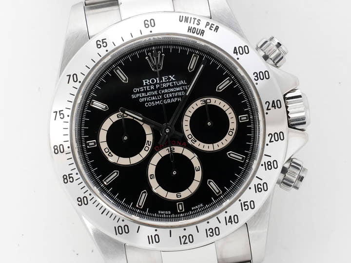 ロレックス デイトナ エルプリメロ Ref.16520 ステンレススチール ブラック文字盤 中古 dga4c9jz
