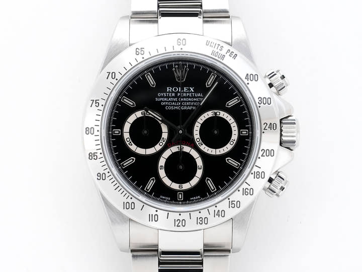 ロレックス デイトナ エルプリメロ Ref.16520 ステンレススチール ブラック文字盤 美中古 qra4pu3q