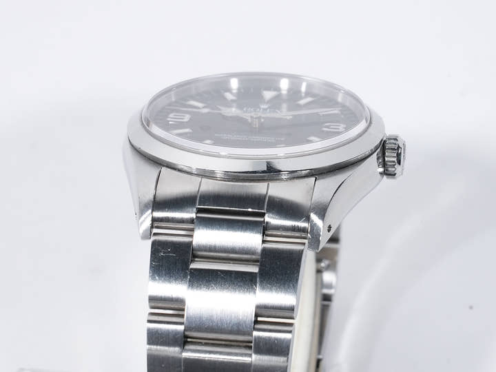 ロレックス エクスプローラーI Ref.14270 ステンレススチール ブラック文字盤 オイスターブレスレット 中古 gkvfxzy7