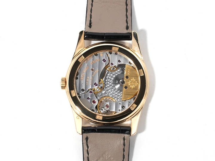 パテックフィリップ カラトラバ Ref.5000J イエローゴールド ブラック文字盤 美中古 bgkbbjz3