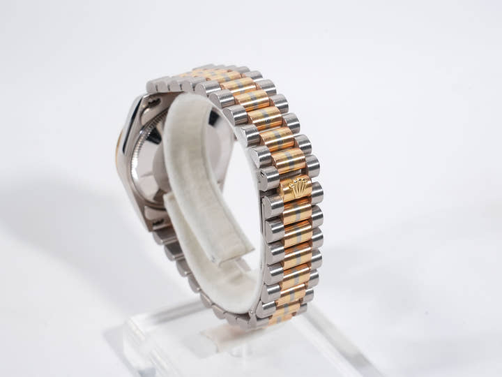 ロレックス デイトジャスト Ref.68279BIC ホワイトゴールド/ローズゴールド/イエローゴールド ブルーローマン文字盤 美中古 t2oncrsk