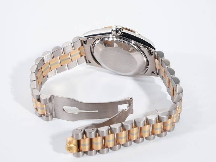 ロレックス デイトジャスト Ref.68279BIC ホワイトゴールド/ローズゴールド/イエローゴールド ブルーローマン文字盤 美中古 t2oncrsk