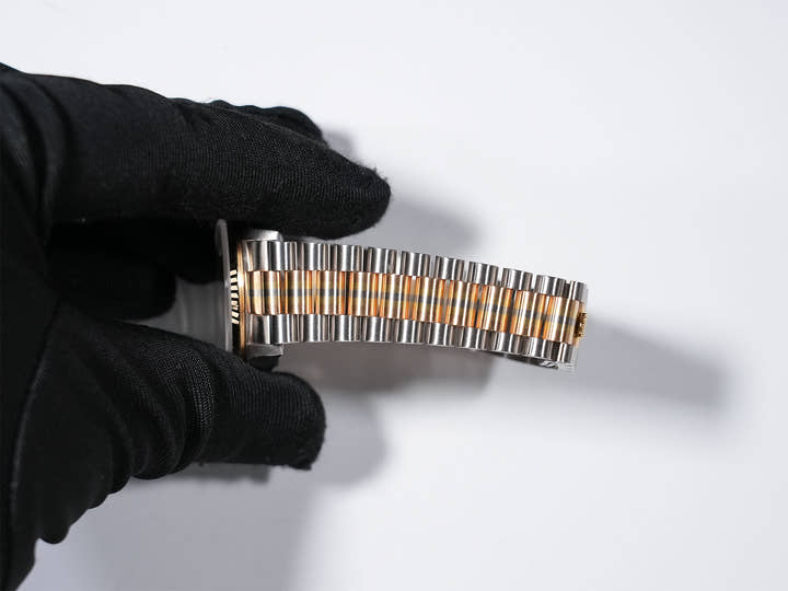 ロレックス デイトジャスト Ref.68279BIC ホワイトゴールド/ローズゴールド/イエローゴールド ブルーローマン文字盤 美中古 t2oncrsk