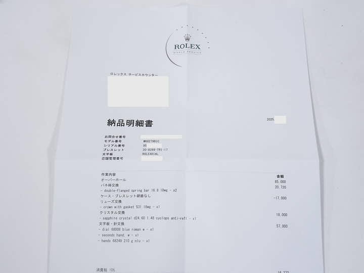 ロレックス デイトジャスト Ref.68279BIC ホワイトゴールド/ローズゴールド/イエローゴールド ブルーローマン文字盤 美中古 t2oncrsk