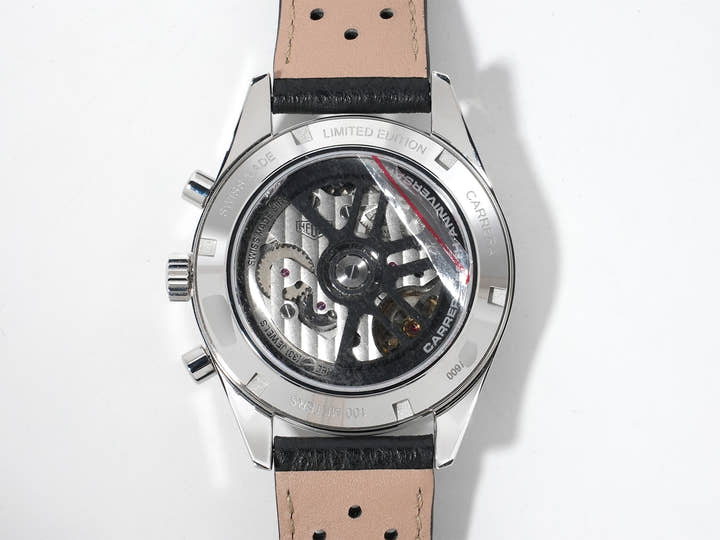 タグホイヤー カレラ クロノグラフ 60周年 アニバーサリーエディション Ref.CBK221H.FC8317 ステンレススチール シルバー文字盤 美中古 xbpi66eo