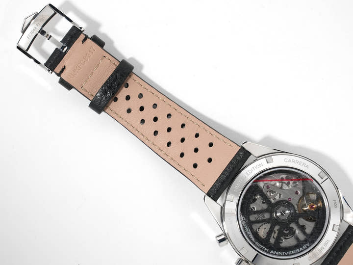 タグホイヤー カレラ クロノグラフ 60周年 アニバーサリーエディション Ref.CBK221H.FC8317 ステンレススチール シルバー文字盤 美中古 xbpi66eo