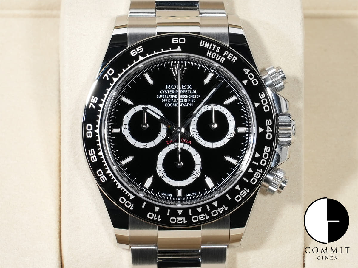 ロレックス デイトナ Ref.126500LN ステンレススチール ブラック文字盤 未使用 n8o52ziw