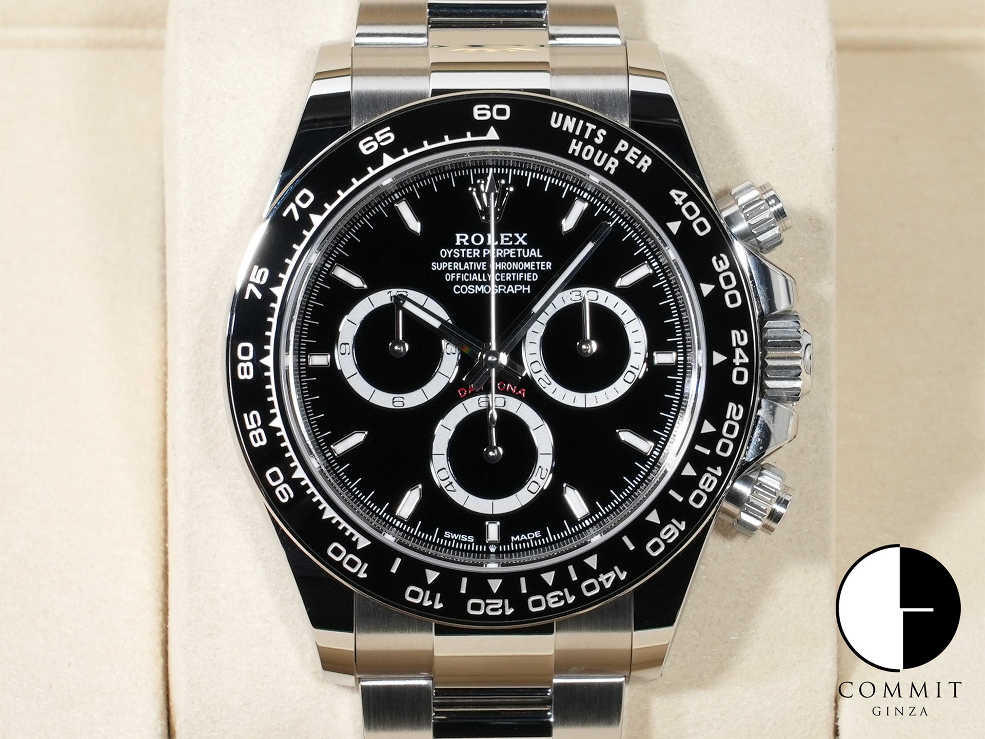 ロレックス デイトナ Ref.126500LN ステンレススチール ブラック文字盤 未使用 n8o52ziw