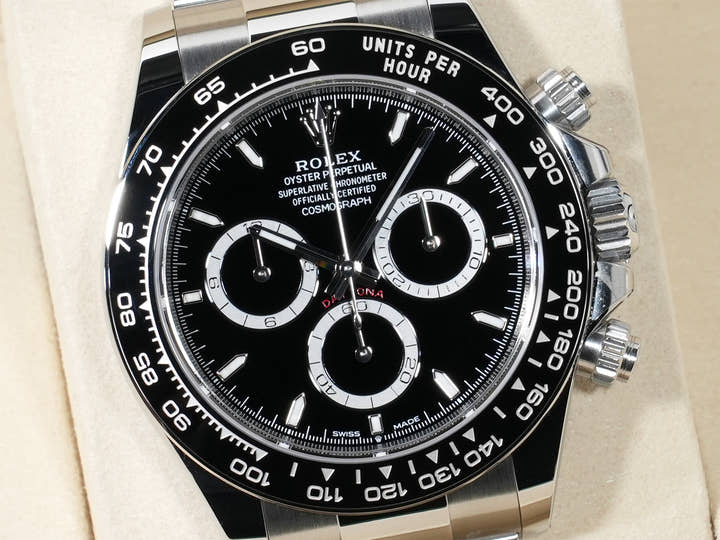 ロレックス デイトナ Ref.126500LN ステンレススチール ブラック文字盤 未使用 n8o52ziw