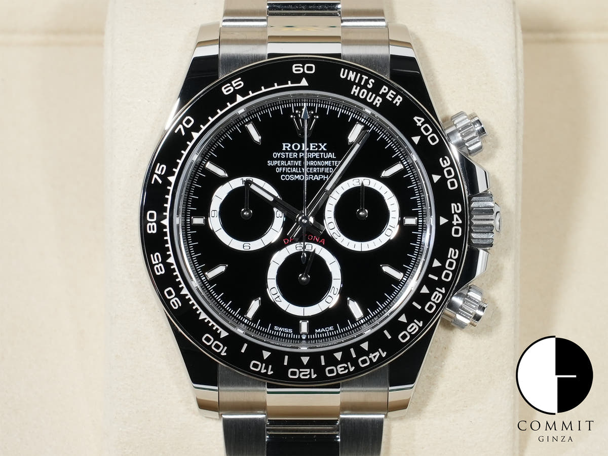 ROLEX Daytona Ref. 126500LN Stainless Steel Black Dial Unused 5x4qgfwr