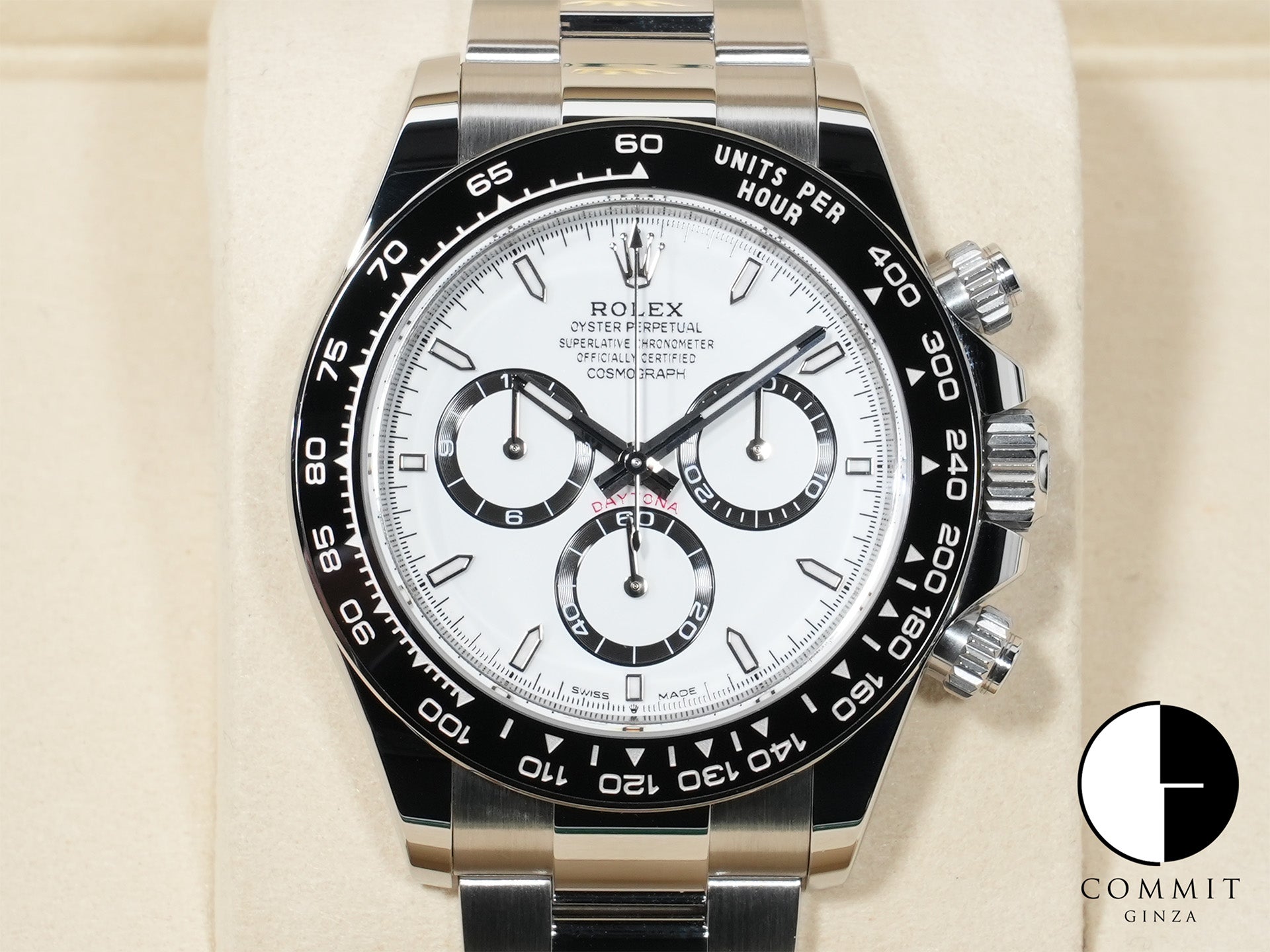 ロレックス デイトナ Ref.126500LN ステンレススチール ホワイト文字盤 未使用 5wchixdr