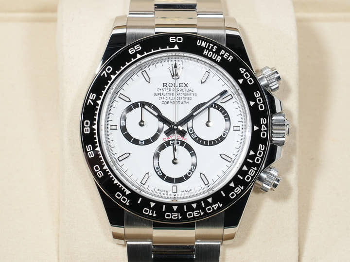 ロレックス デイトナ Ref.126500LN ステンレススチール ホワイト文字盤 未使用 5wchixdr