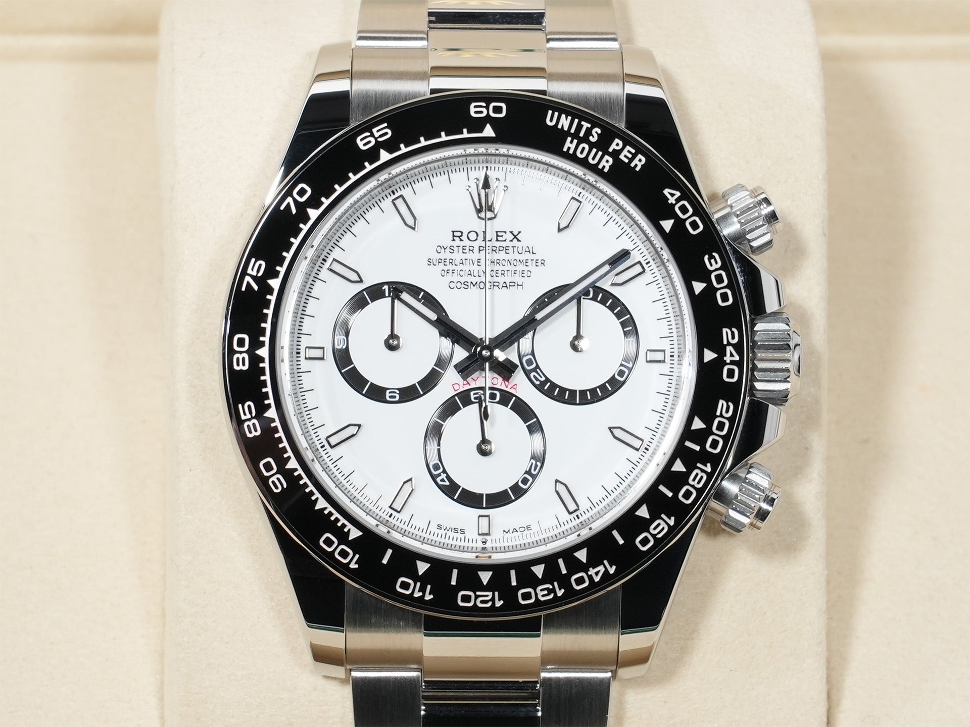 ロレックス デイトナ Ref.126500LN ステンレススチール ホワイト文字盤 未使用 5wchixdr