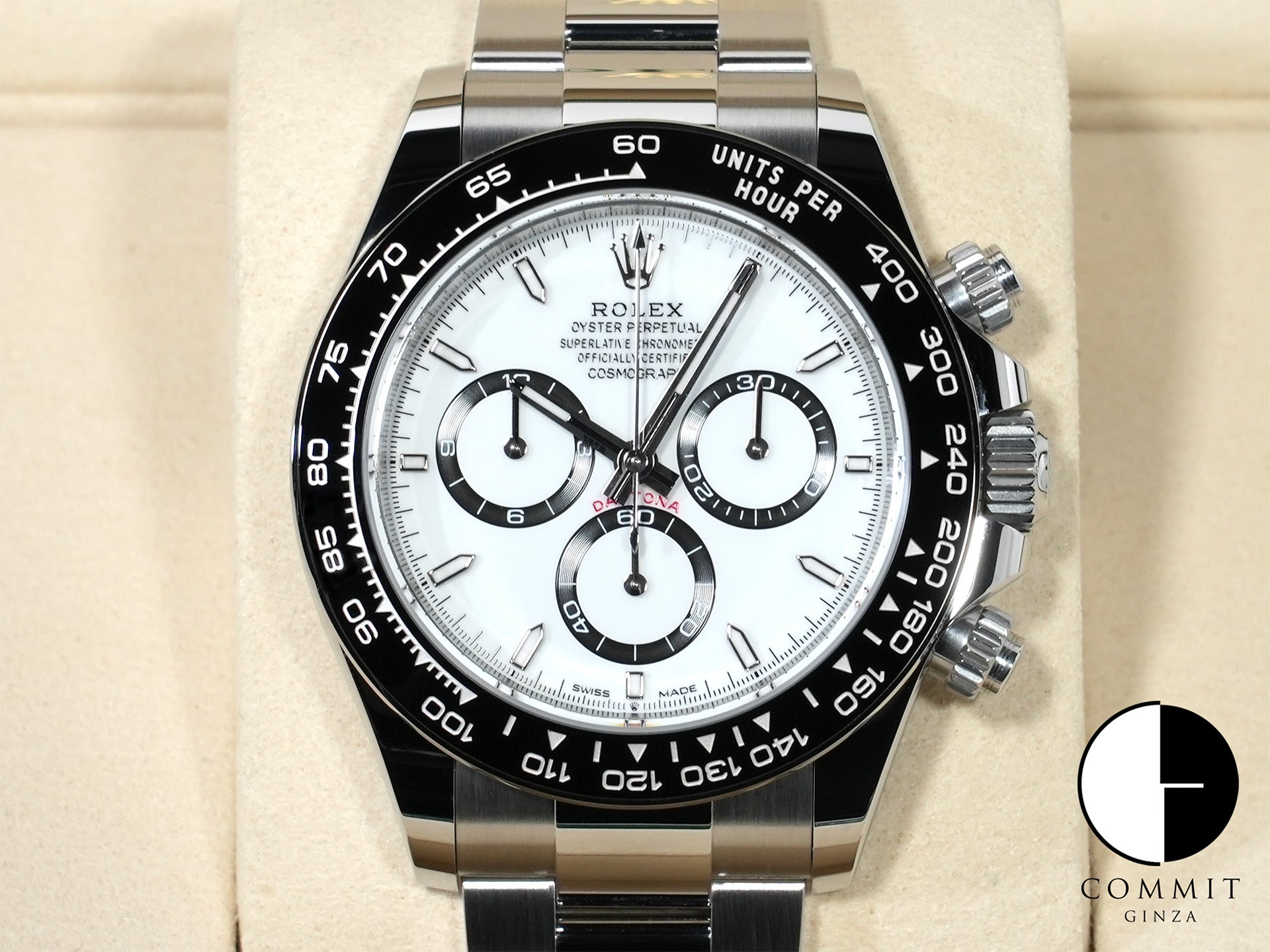 ロレックス デイトナ Ref.126500LN ステンレススチール ホワイト文字盤 未使用 dx8263k4