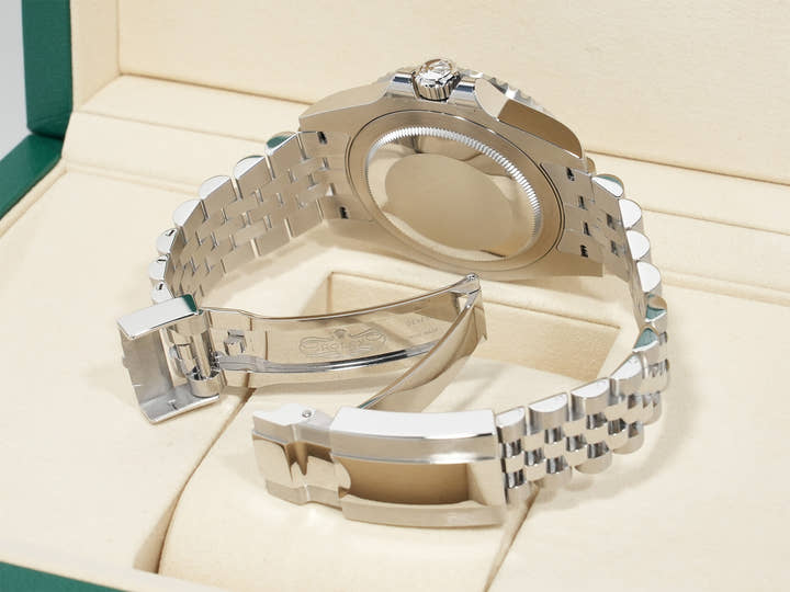 ロレックス GMTマスターII Ref.126710GRNR ステンレススチール ブラック文字盤 ジュビリーブレスレット 未使用 ws3jpwxd