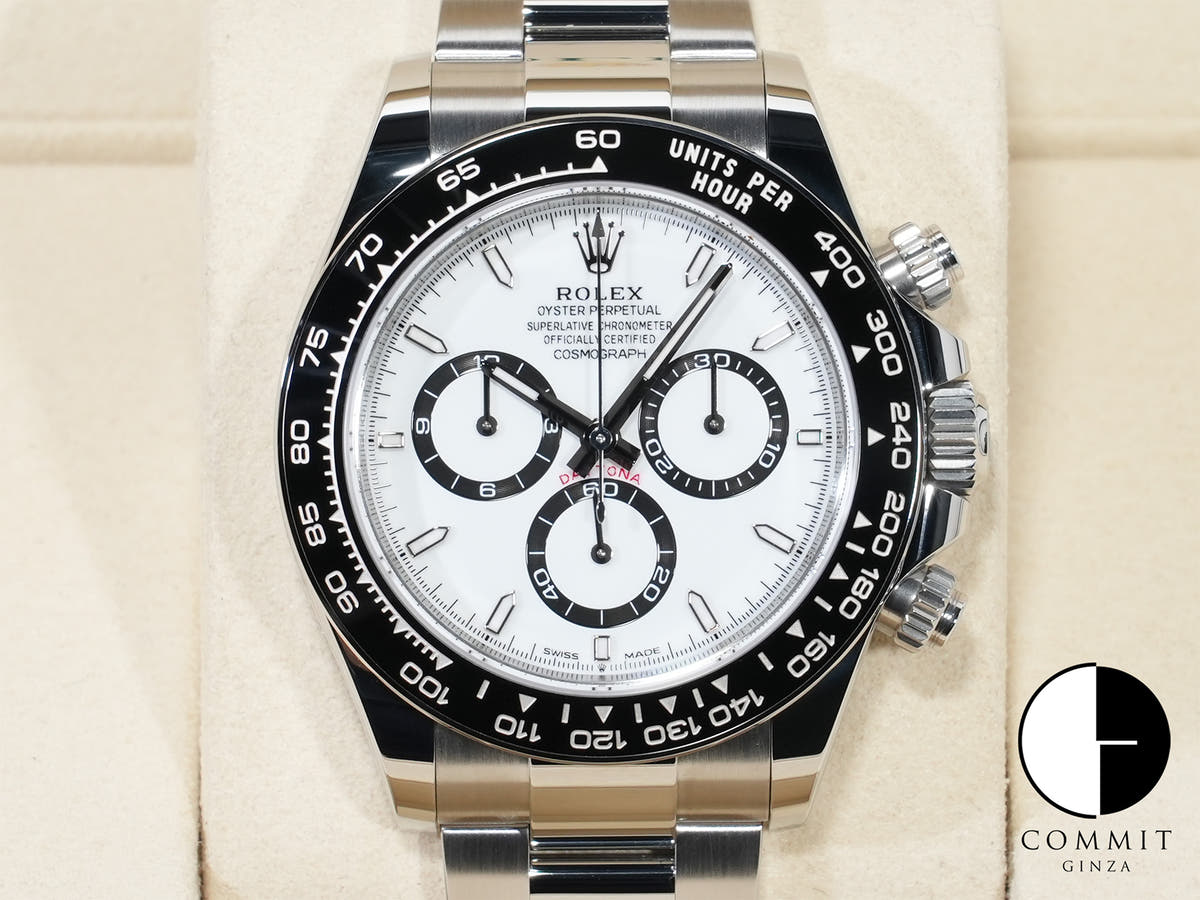 ロレックス デイトナ Ref.126500LN ステンレススチール ホワイト文字盤 未使用 5ch7dkhm