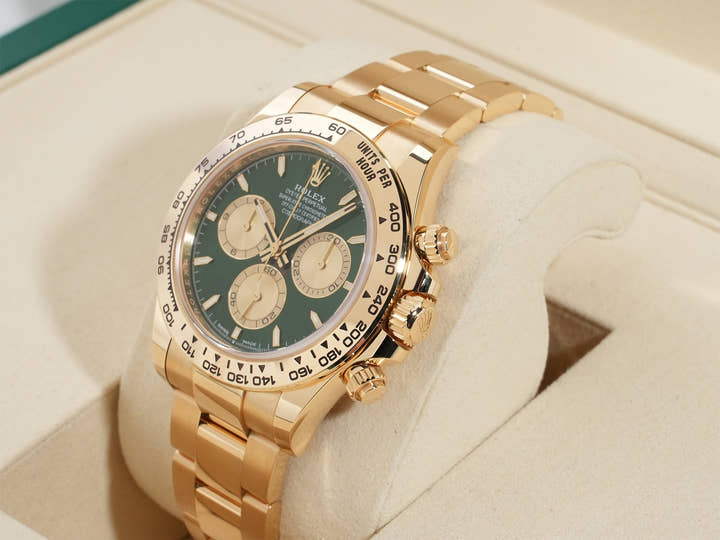 ロレックス デイトナ Ref.126508 イエローゴールド グリーン文字盤 未使用 6mxg9vzp