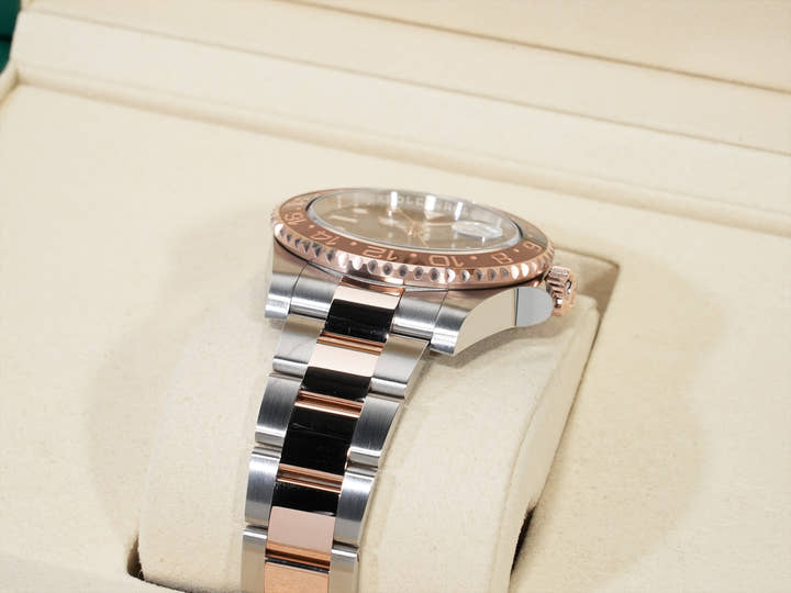 ロレックス GMTマスターII Ref.126711CHNR ステンレススチール/エバーローズゴールド ブラック文字盤 オイスターブレスレット 美品 79qr9odc