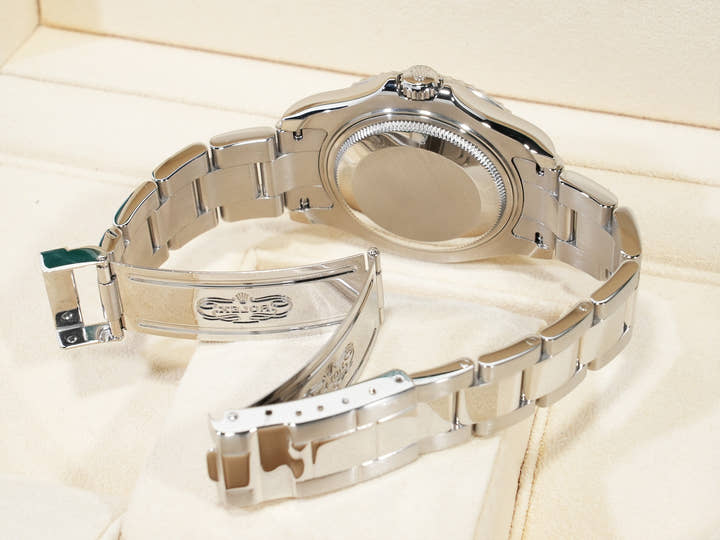 ロレックス ヨットマスター Ref.168622 ステンレススチール/プラチナ ロレジウム文字盤 美中古 mrn7dnij