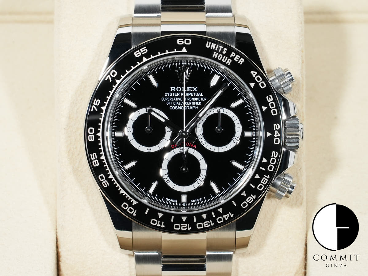 Rolex Daytona Ref. 126500LN Stainless Steel Black Dial Unused 463ehktk
