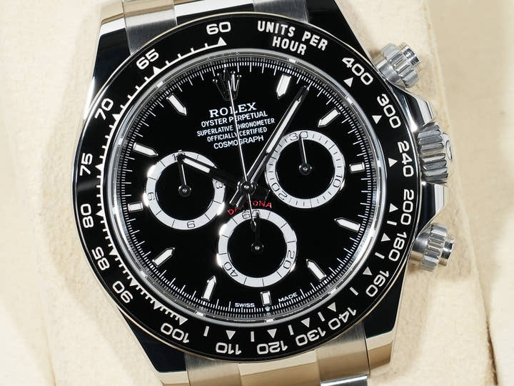 Rolex Daytona Ref. 126500LN Stainless Steel Black Dial Unused 463ehktk