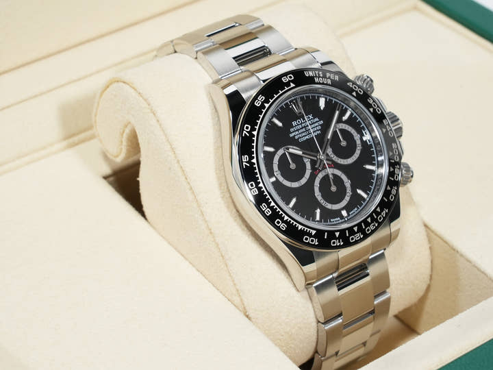 Rolex Daytona Ref. 126500LN Stainless Steel Black Dial Unused 463ehktk