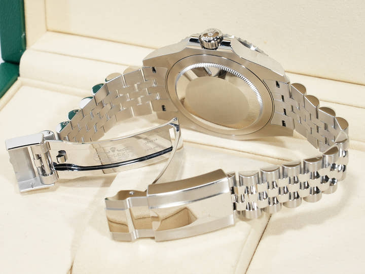 ROLEX GMT-Master II Ref.126710GRNR Stainless Steel Black Dial Jubilee Bracelet Unused vfsqgztz