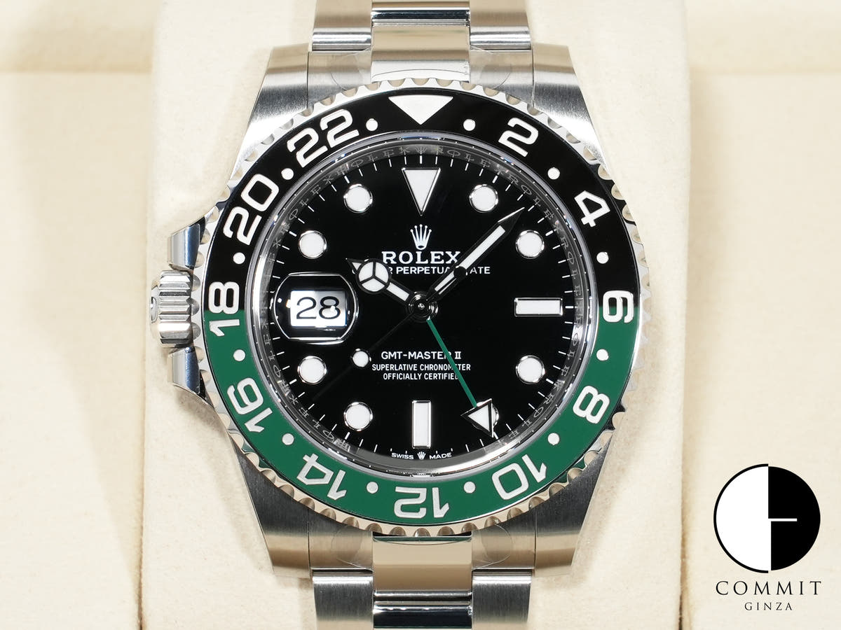 ロレックス GMTマスターII Ref.126720VTNR ステンレススチール ブラック文字盤 オイスターブレスレット 未使用 5uuce25x
