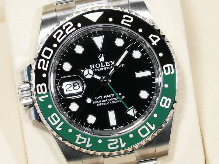 ロレックス GMTマスターII Ref.126720VTNR ステンレススチール ブラック文字盤 オイスターブレスレット 未使用 5uuce25x