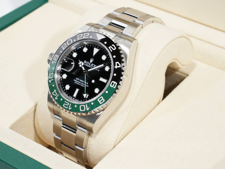 ロレックス GMTマスターII Ref.126720VTNR ステンレススチール ブラック文字盤 オイスターブレスレット 未使用 5uuce25x