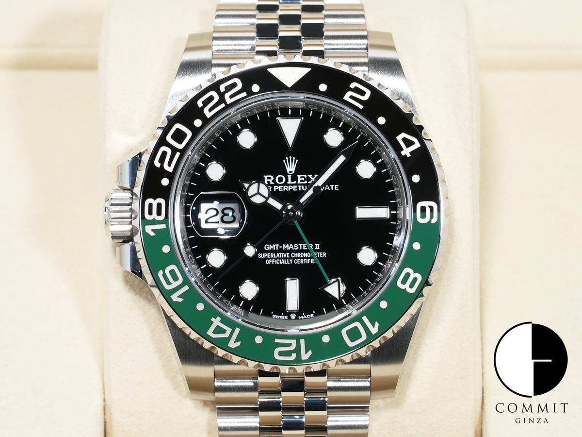 ロレックス GMTマスターII Ref.126720VTNR ステンレススチール ブラック文字盤 ジュビリーブレスレット 未使用 ue39tuc4