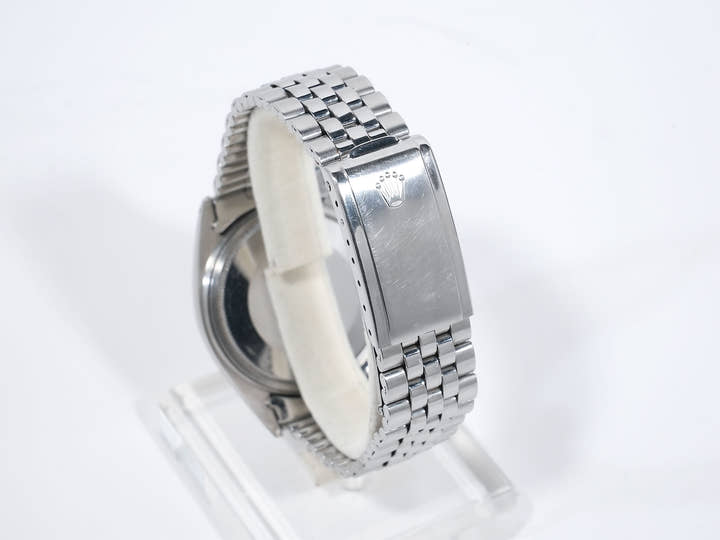 ロレックス デイトジャスト Ref.1601 ステンレススチール/ホワイトゴールド ブラックミラー文字盤 中古 t2ros4b3