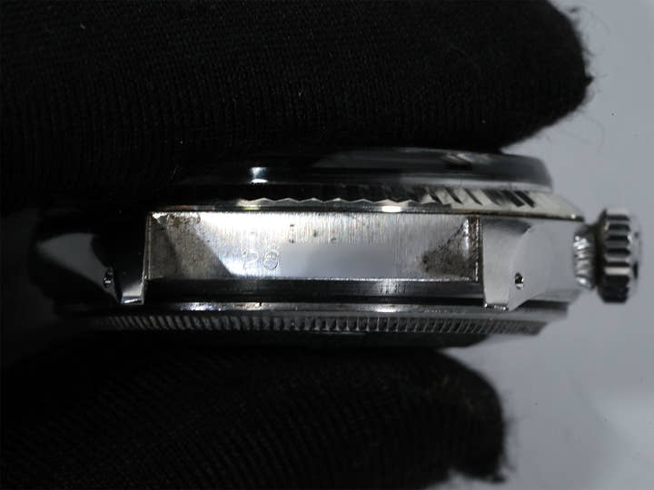 ロレックス デイトジャスト Ref.1601 ステンレススチール/ホワイトゴールド ブラックミラー文字盤 中古 t2ros4b3