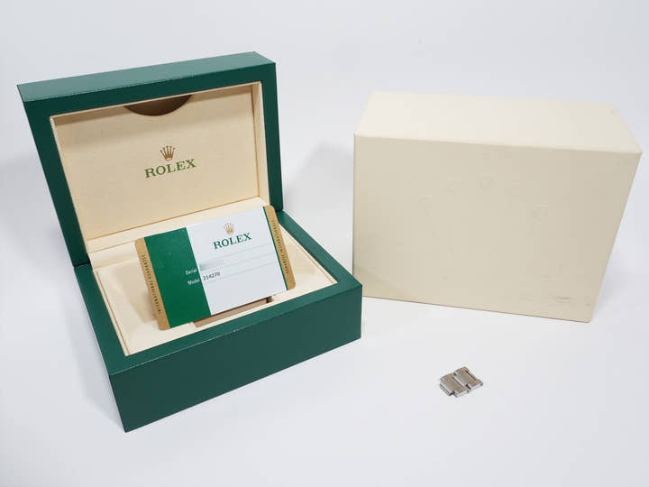 ロレックス エクスプローラーI Ref.214270 ステンレススチール ブラック文字盤 オイスターブレスレット 中古 atoncgcw