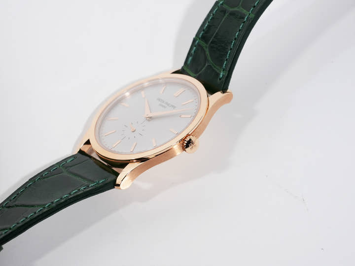 パテックフィリップ カラトラバ Ref.5196R-001 ローズゴールド シルバー文字盤 美品 m3uxbdds