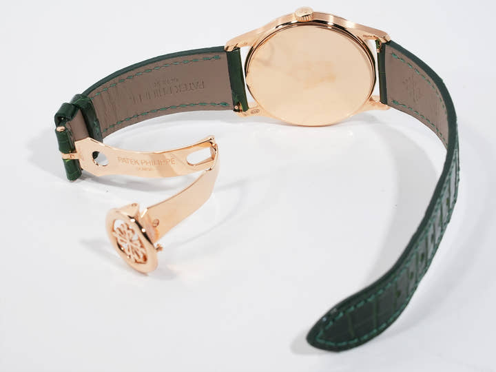 パテックフィリップ カラトラバ Ref.5196R-001 ローズゴールド シルバー文字盤 美品 m3uxbdds