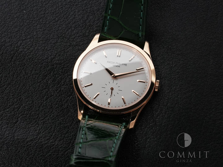 パテックフィリップ カラトラバ Ref.5196R-001 ローズゴールド シルバー文字盤 美品 m3uxbdds
